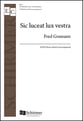 Sic luceat lux vestra SATB choral sheet music cover